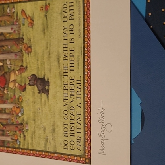 Do Not Go Where The Path May Lead, Go Instead …Mary Engelbreit Print - Picture 3 of 4